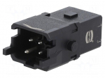Connector: HDC | contact insert | male | Han&reg; 1A | PIN: 4 | 3P+PE