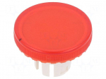 Actuator lens | 22mm | 61 | red,transparent | plastic