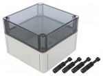Enclosure: multipurpose | X: 130mm | Y: 130mm | Z: 99mm | TK PS | grey