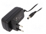 Power supply: switching | mains,plug-in | 6VDC | 2A | 12W | Out: 5,5/2,1