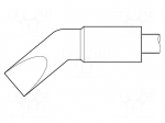 Tip | bent chisel | 8.9x1.7mm | longlife | Heavy Duty