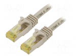 Patch cord | S/FTP | Cat: 6a | RJ45 plug,both sides | stranded | Cu | 3m