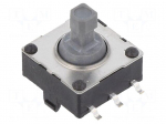 Joystick | NO x6 | Pos: 6 | 0.02A/15VDC | SMT | none | 4.9N | -20&divide;70&deg;C | grey