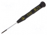 Screwdriver: precision | hex key | HEX 1.5mm | Blade length: 50mm