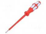 Screwdriver: insulated | slot | 3.5x0.6mm | Blade length: 100mm