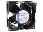 Fan: AC | axial | 230VAC | 92.5x92.5x38mm | 75m3/h | 36dBA | slide | 18AWG