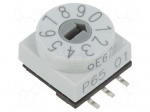 Encoding switch | DEC/BCD | Pos: 10 | SMD | Rcont max: 80m&Omega; | P65