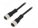 Cable: for sensors/automation | M12 | PIN: 8 | with metal nut | plug