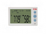 Thermo-hygrometer | LCD 4,5" | -10&divide;50&deg;C | 20&divide;95%RH | Accur: &plusmn;1&deg;C