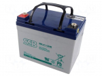 Re-battery: acid-lead | 12V | 33Ah | AGM | maintenance-free