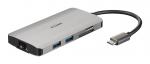 D-Link | 8-in-1 USB-C Hub with HDMI/Ethernet/Card Reader/Power Delivery | DUB-M810 | USB hub | USB Type-C