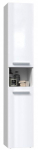 Bathroom cabinet NEL I 31x30x174 cm, white, glossy