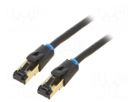 Patch cord | S/FTP | Cat: Cat 8 | RJ45 plug,both sides | OFC | 3m | PVC