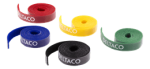 Cable sorting kit, Velcro strap in different colors, 5-pack DELTACO / CM01