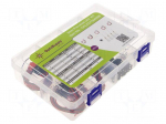 Diode: LED-kit | THT | 5mm | 160pcs | 1.8&divide;2.4/2.7&divide;3.4VDC | plastic box
