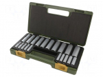 Wrench-set | socket bits | 1/2",1/4" | Features: long socket | 20pcs.