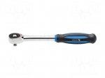 Wrench: rattle | 1/4" | Chrom-molybdenum steel | Teeth: 60