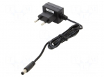 Power supply: switching | mains,plug-in | 7.5VDC | 0.8A | 6W | 77%