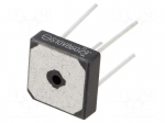 Bridge rectifier: single-phase | Urmax: 600V | Ufmax: 1.05V | If: 10A