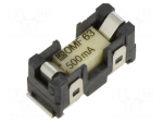 Fuse: fuse | 0.5A | 63VAC | 63VDC | SMD | OMK 63 | copper | tinned