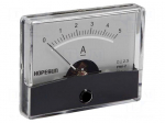 Ammeter | on panel | I DC: 0&divide;5A | Class: 2.5 | 60x47mm