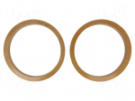 Spacer ring | MDF | 200mm | impregnated,varnished | 2pcs.