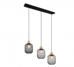 Trio Calimero piekarama lampa 3-pc E27 matt black brushed steel R30563032 4017807489507