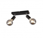 Trio-Lighting Vannes 2-pc E27 matt black virziena gaismeklis