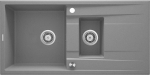 1.5-bowl granite sink with drainer