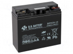 Re-battery: acid-lead | 12V | 20Ah | AGM | maintenance-free | 6.35kg