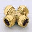 Kompresijas krusts Cu caurulei 22x22x22x22 Kompresijas krusts Cu caurulei