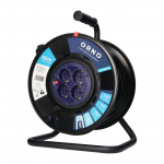 Elektrimaterjalid | Kaablid, Jaotuss&uuml;steemid ja T&ouml;&ouml;riistad // Elektri laiendid, Pikendusjuhtmete, hajutuste ja UK ja USA adapterite komplekt // Przedłużacz bębnowy, 4 gniazda 2P+Z (schuko), kabel PVC H05VV-F 3x1,5mm?, długość - 50m, STAŁE GNIAZDA, te ...