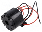 Signaller: sound | siren | 24VDC | 105dB(d=1m) | IP54 | black