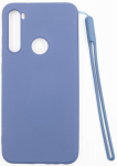 Back panel cover Evelatus Xiaomi Redmi Note 8 / Redmi Note 8 2021 Nano Silicone Case Soft Touch TPU Dark Blue