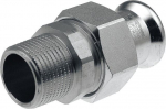 Male union connector 18x1/2''M (Steel) KAN-therm