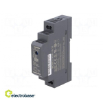 Power supply: switched-mode; 15W; 12VDC; 10.8&divide;13.8VDC; 1.25A; 78g