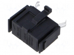 Fuse holder | 5x20mm | Fusedrawer 2 | snap-fastener | black | ways: 2