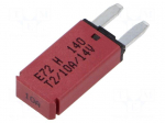 Fuse: thermal | 10A | 14VDC | automotive | 12.45mm | E72
