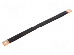 Braids | insulated earthing tape | W: 20mm | 25mm2 | &Oslash;1: 9mm | &Oslash;2: 9mm