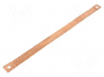 Braids | earthing tape | W: 25mm | 35mm2 | &Oslash;1: 11mm | &Oslash;2: 11mm | 195A | ST