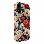 Back panel cover Evelatus Apple iPhone 16 Slim Shell with Magsafe customized print design Flower Red