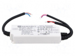 Power supply: switching | LED | 60W | 9&divide;54VDC | 900mA&divide;1.7A | 110&divide;305VAC