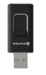 Flash drive Evelatus USB Flash 4in1 32GB EFD03 (USB,Micro,Type C and iPhone) Black