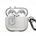 Headphone case Dux Ducis Apple AirPods 4 PECL Series PC+TPU Cover with Hook Grey