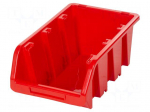 Container: cuvette | red | 490x298x210mm | TRUCK