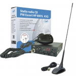 CBI Radio Station CBI ESCORT CB 8001L ASQ + CB PNI Extra 48 with Magnet