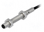 Sensor: inductive | OUT: PNP / NC | 0&divide;2mm | 10&divide;30VDC | M8 | 2m | IP67