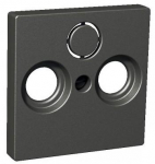 SCHNEIDER ELECTRIC EXXACT COVER PLATE FOR R/TV/SAT SOCKET