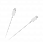 Nutitelefonide varuosad // Kaablid // Kabel USB typu C - USB typu C 100 cm biały