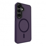 Back panel cover Evelatus Samsung Galaxy S25 Hybird Case With Magnetic PC+TPU Purple